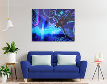 Cargar imagen en el visor de la galería, Spiderman Miles saltando a ciudad