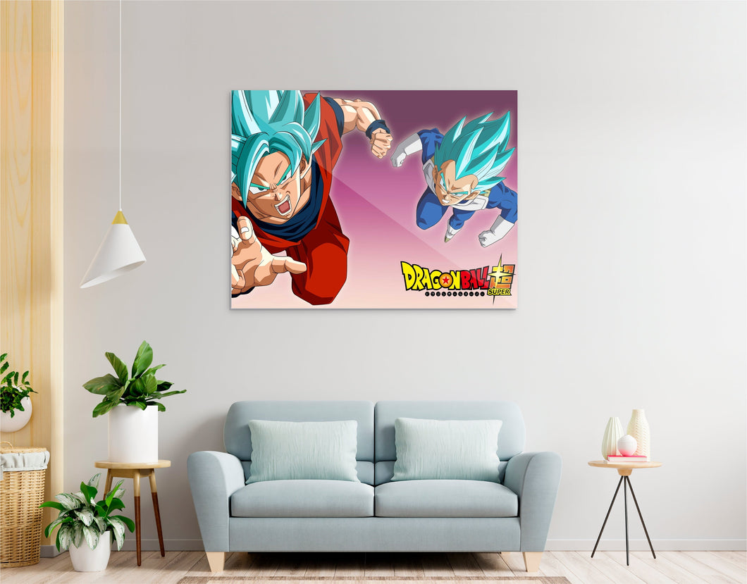 Goku y Vegeta Super Saiyan Blue